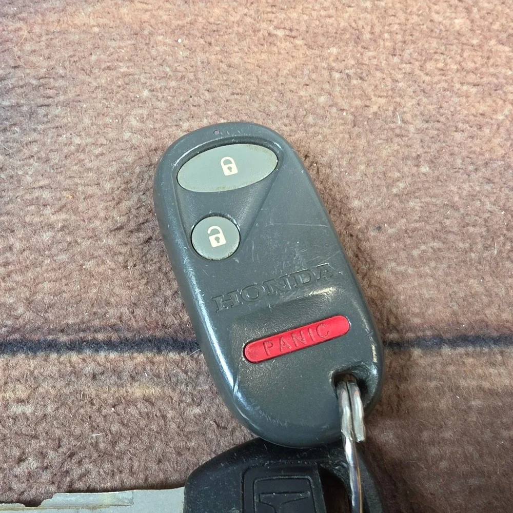 Honda Keyless Entry Remote Fob Key Set Grey Good NHVWB1U521 08E61-S5D-1M0-01
